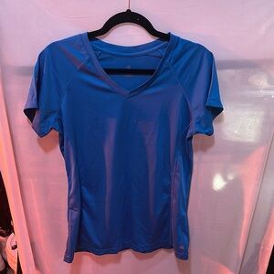 Jockey Fitted Blue Short Sleeve Tee